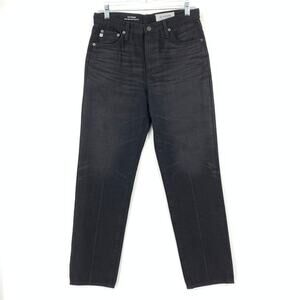 Adriano Goldschmied AG The Phoebe Vintage High Waist Taper Leg Jean Sz 28 Black